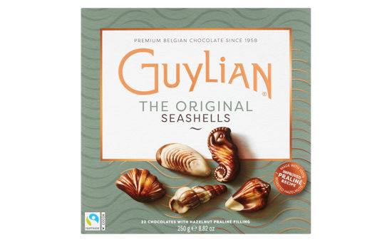 Guylian The Original Seashells 22 Chocolates with Hazelnut Praliné Filling 250g
