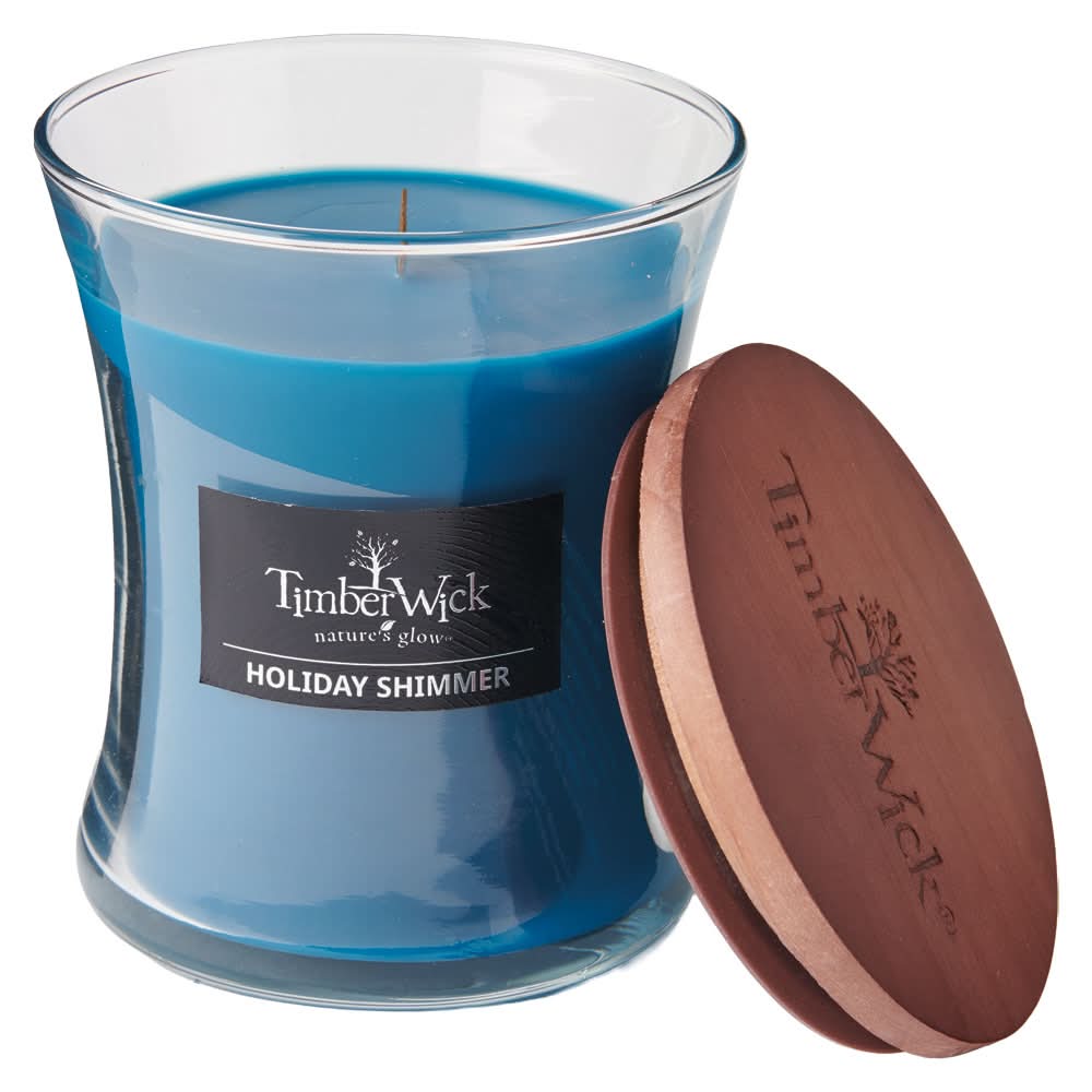 TimberWick Nature's Glow Candle, Holiday Shimmer (10 oz)