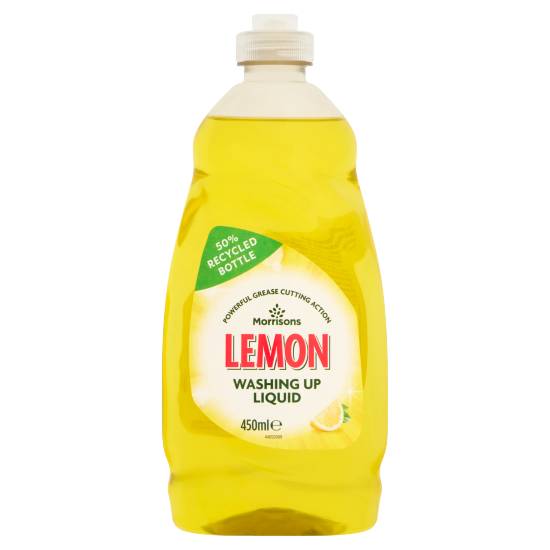 Morrisons Lemon, Washing Up Liquid (450ml)