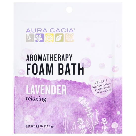 Aura Cacia Relaxing Lavender Aromatherapy Foam Bath