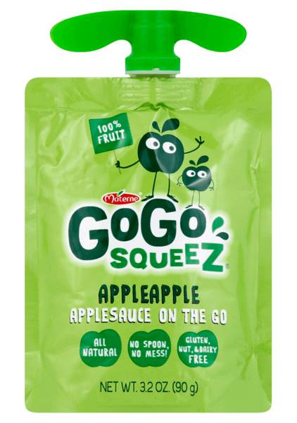 GoGO SqueeZ AppleApple Applesauce On the Go 3.2oz