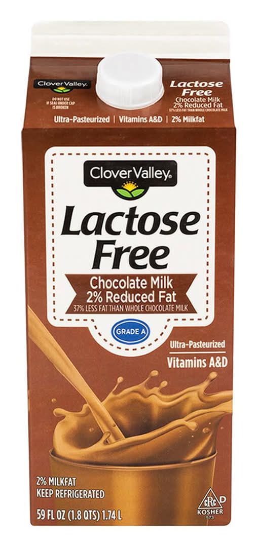 Clover Valley 2% Reduced Fat Lactose Free Chocolate Milk (59 fl oz)