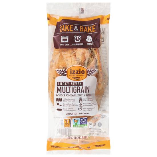 Izzio Artisan Bakery Lucky Seven Multigrain Bread | Delivery Near You ...