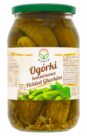 Moryń Pickled Gherkins (830g)