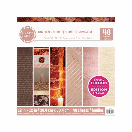 Craft Smith 12" X 12" November Soiree Paper Pad