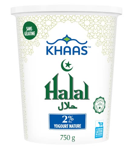 Parmalat halal yogourt nature 2% mg - halal plain yogurt 2% mf