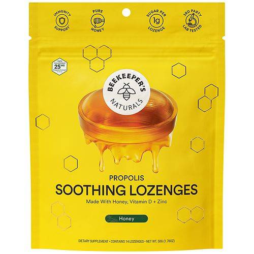 Beekeeper's Naturals B. Soothed Honey Lozenges - 14.0 ea