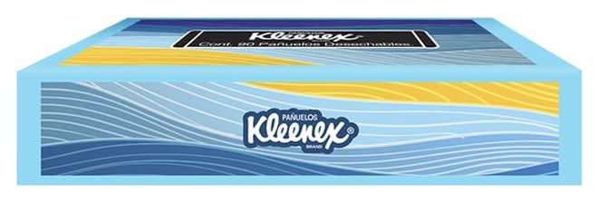 Kleenex · Pañuelos desechables con diseño navideño (90 un)