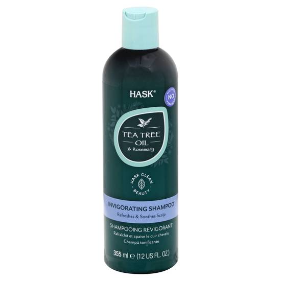 Hask Tea Tree & Rosemary Oil Invigorating Shampoo (12 fl oz)