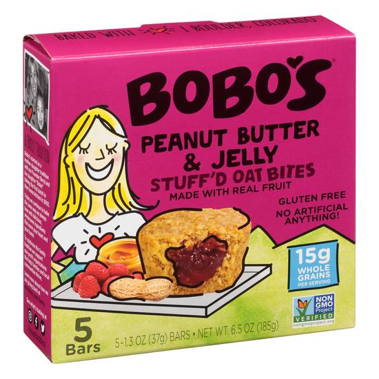 Bobo's Stuffed Oat Bites (peanut butter & jelly)