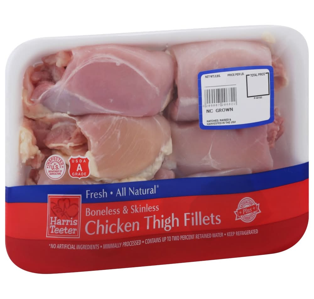 Harris Teeter Boneless Chicken Thighs
