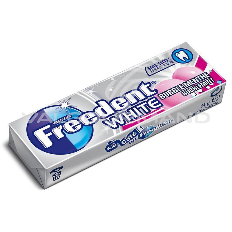 Freedent bubble gum