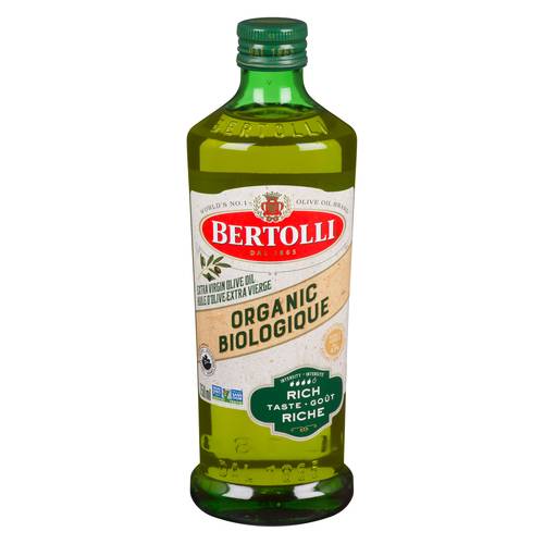 Bertolli Organic Extra Virgin Olive Oil Rich Taste 750 ml