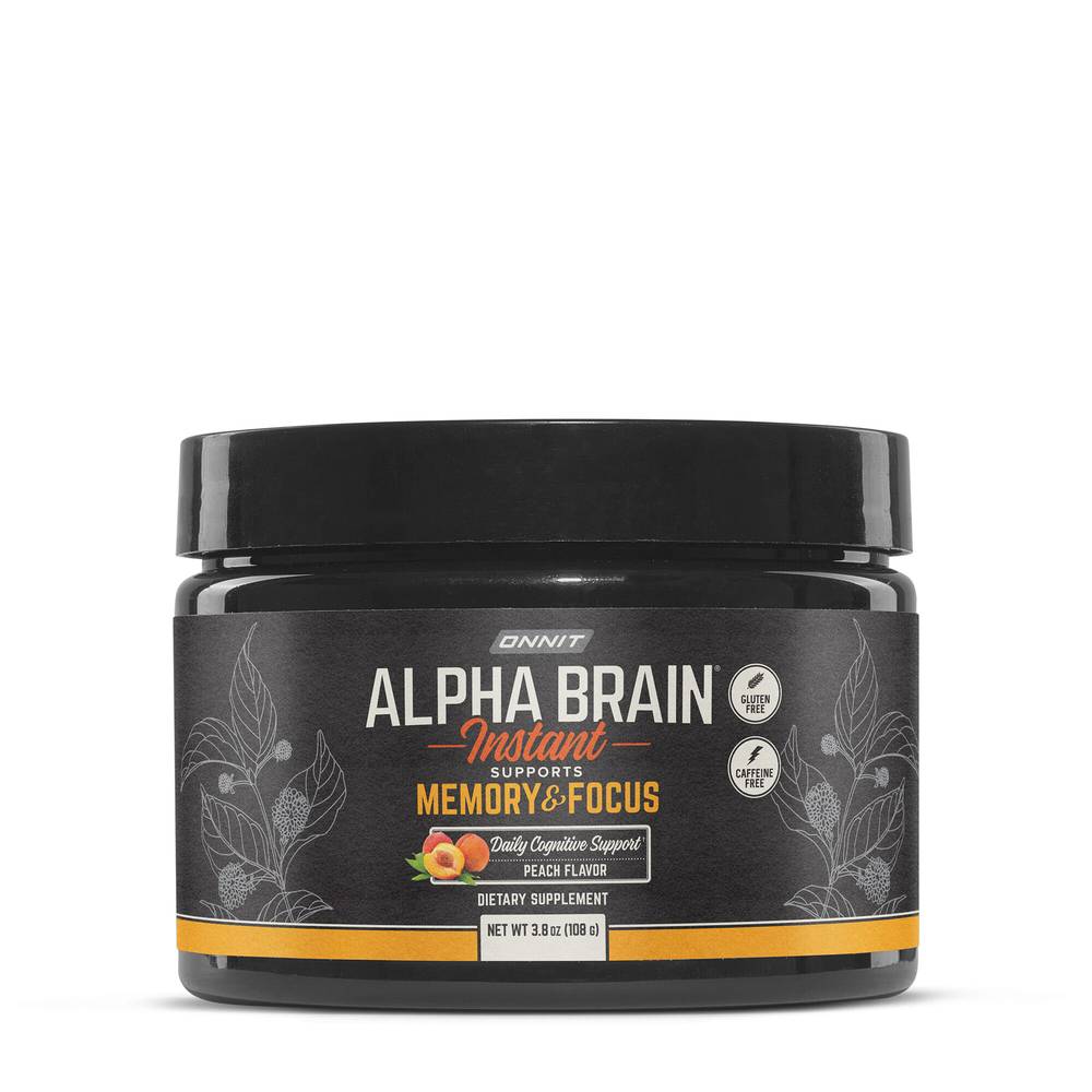 Onnit Peach Alpha Brain Instant Tub