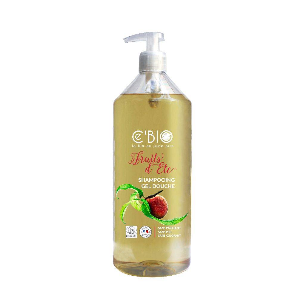 Shamp douche fruits ete 1l - CE'BIO - ECOCERT