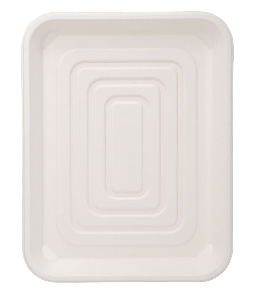 EcoSystems Molded Fiber Tray, 14"X18", White