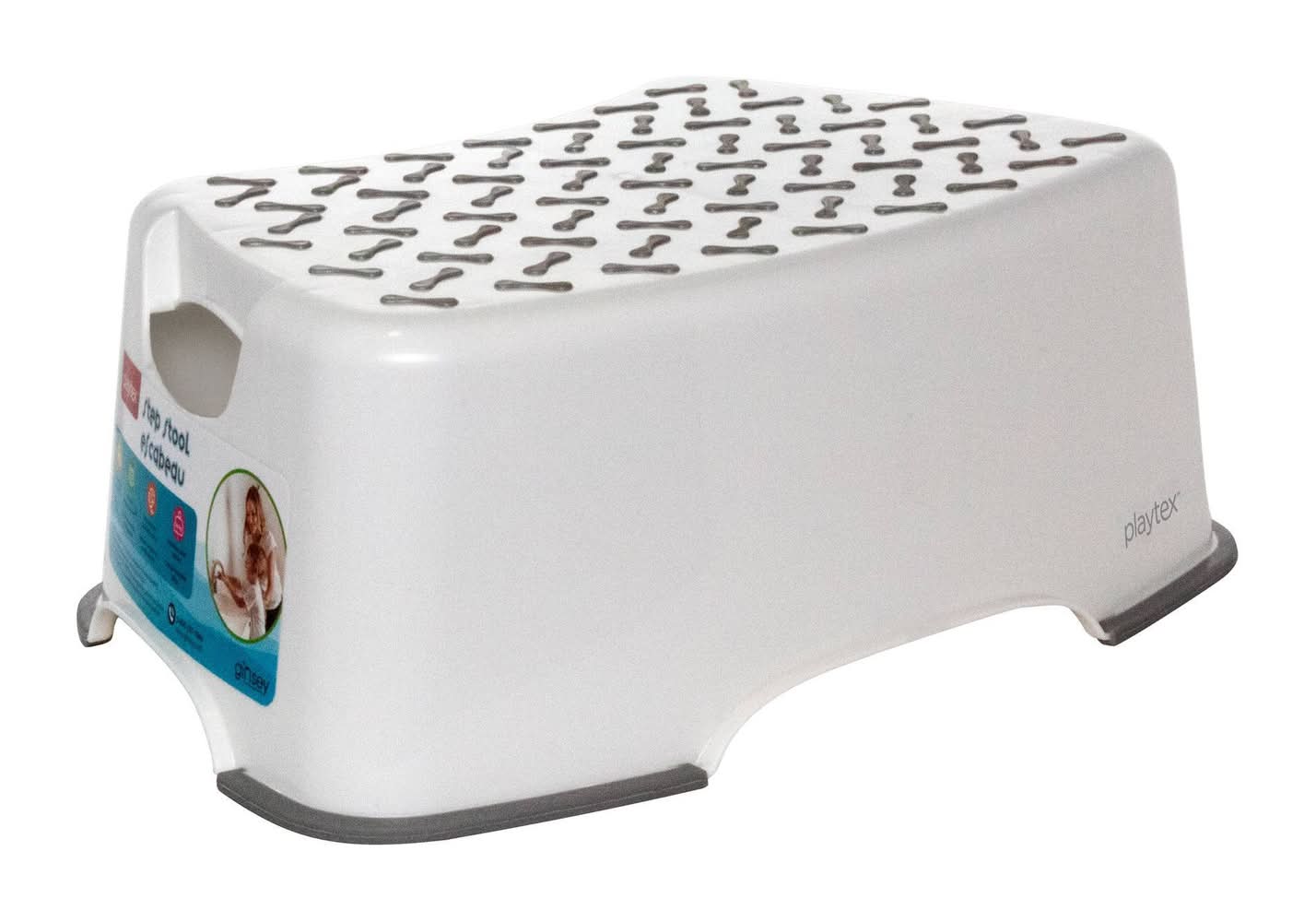 Playtex Surefoot Single Step Stool, White