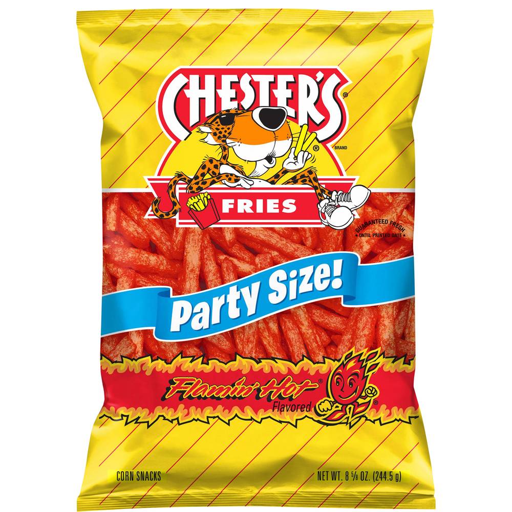 Chester's Fries Corn Snacks (flamin hot)