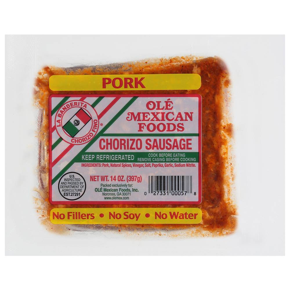 Ole Mexican Foods Pork Chorizo Sausage