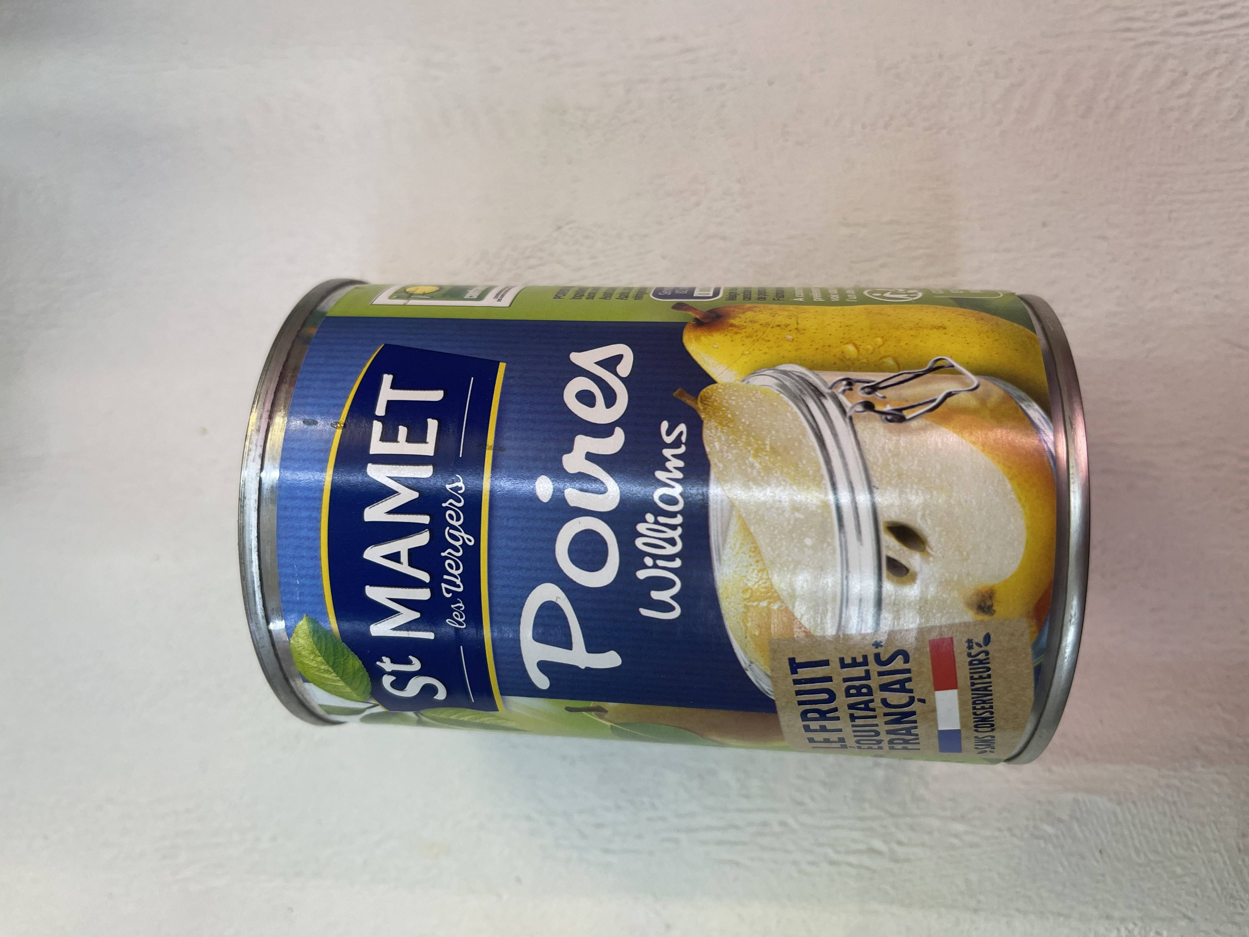 Demi-poires au sirop léger
