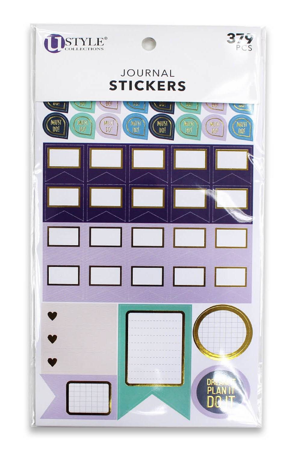 U Style Collections Journal Stickers, 379 CT