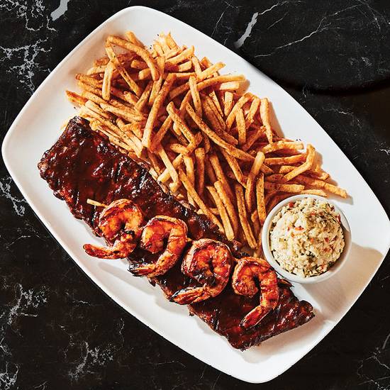 RIBS & JUMBO BLACK TIGER SHRIMP