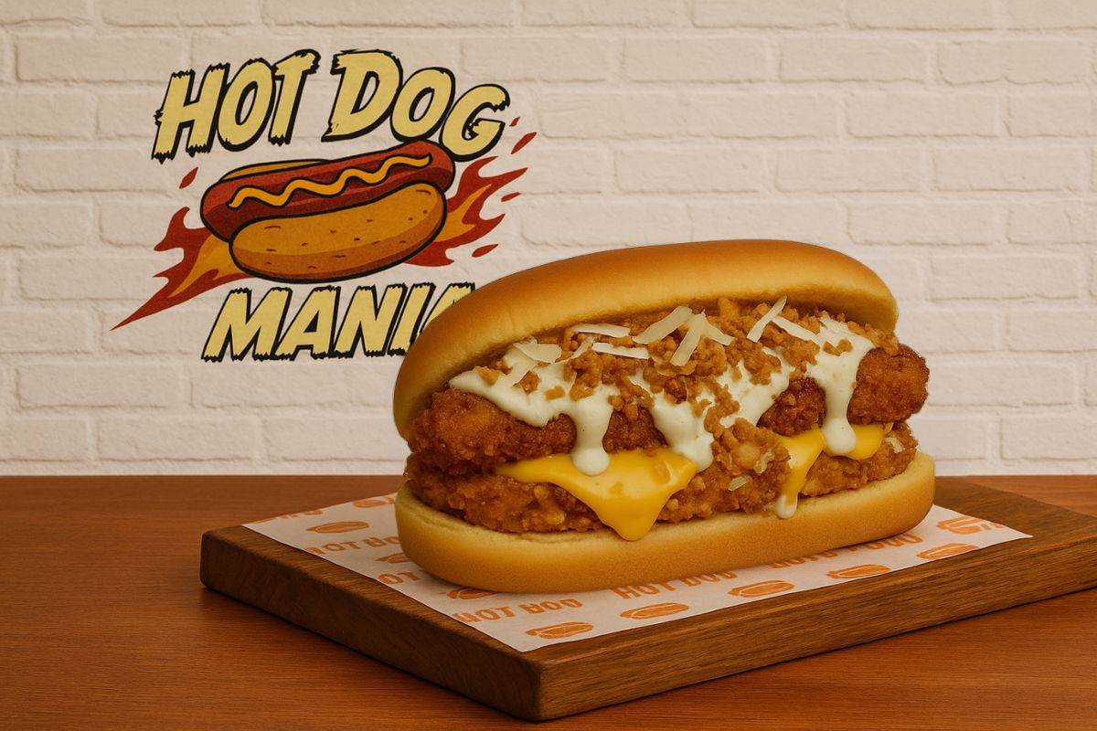 🐔 HOT DOG CHICKEN CÉSAR – POUR LES AMOUREUX DU POULET