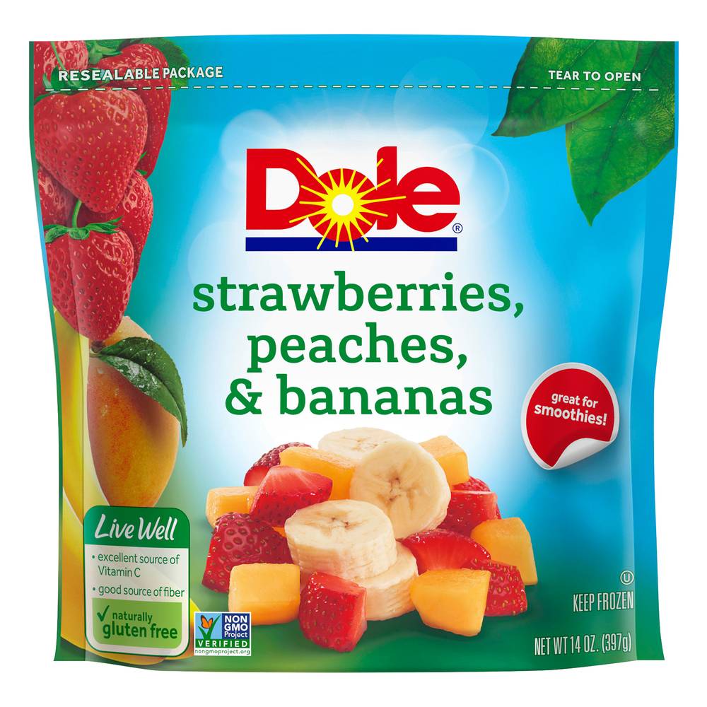 Dole Strawberries Peaches & Bananas (14 oz)