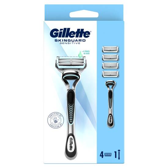 Gillette Skinguard Sensitive Razor & Blades