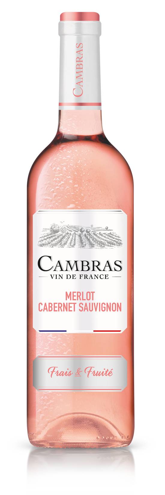 Cambras - Vdf merlot / cabernet sauvignon rose (750 ml)