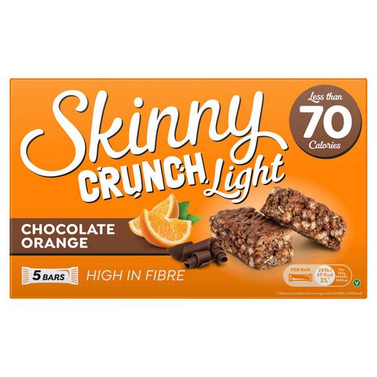 Skinny Crunch Chocolate Orange Snack Bar 5 x 20g