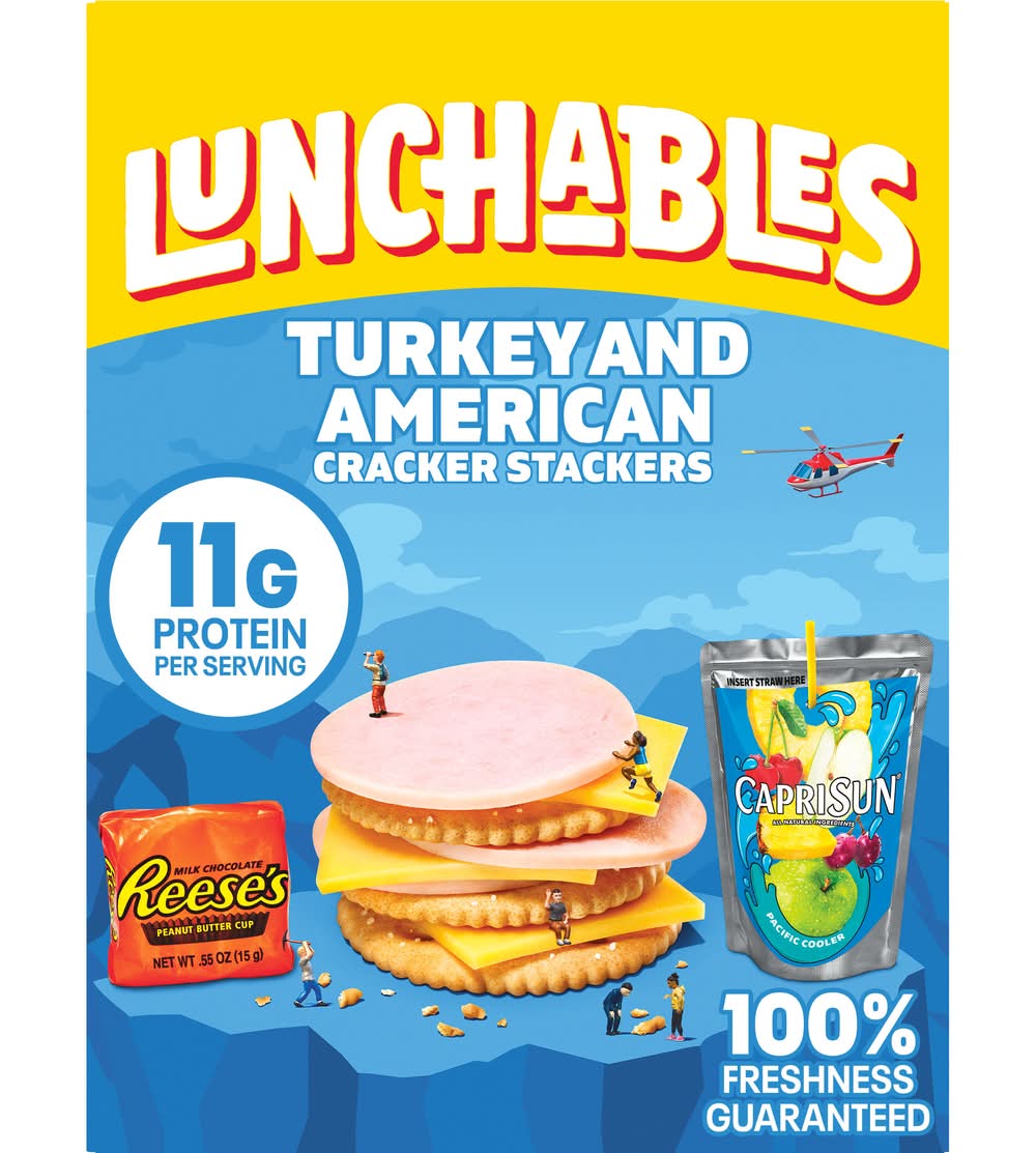 Lunchables Turkey & American Cracker Stackers (8.9 oz)