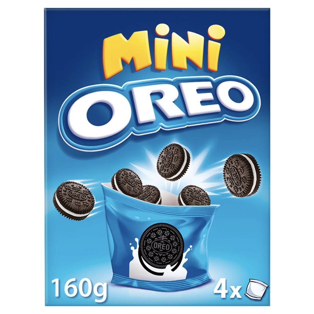 Galletas Oreo Minis De Cacao Rellenas De Crema 160Gr