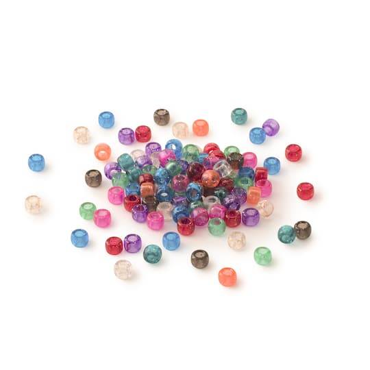 1Lb. Multicolor Pony Beads By Creatology, 6Mm X 9Mm