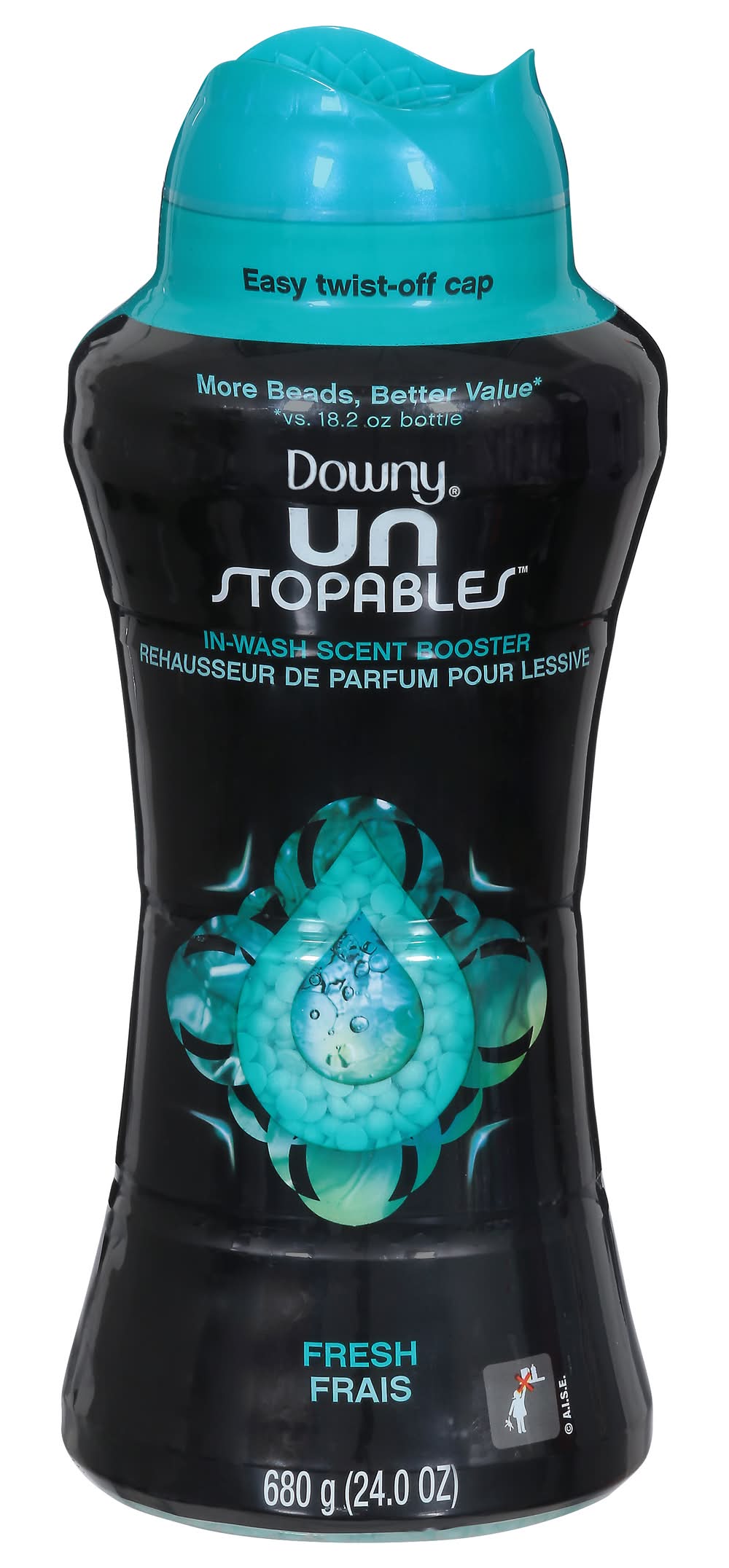 Downy Unstopables in Wash Laundry Scent Booster Beads, Fresh (24 oz)