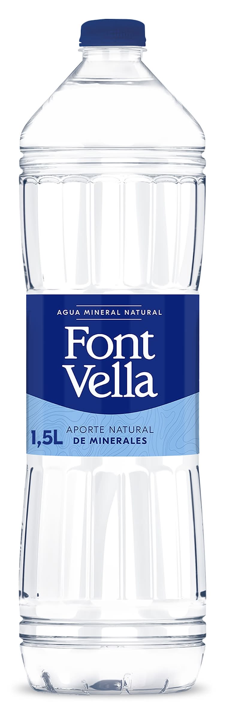 Agua Mineral Natural Font Vella Botella 1.5 L