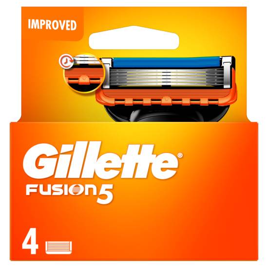 Gillette Fusion5 Razor Refills For Men (4ct)