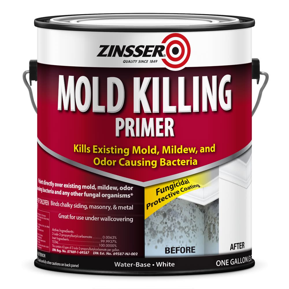 Zinsser Mold Killing Interior/Exterior Multi-purpose Water-based Wall and Ceiling Primer ( 1-gallon )