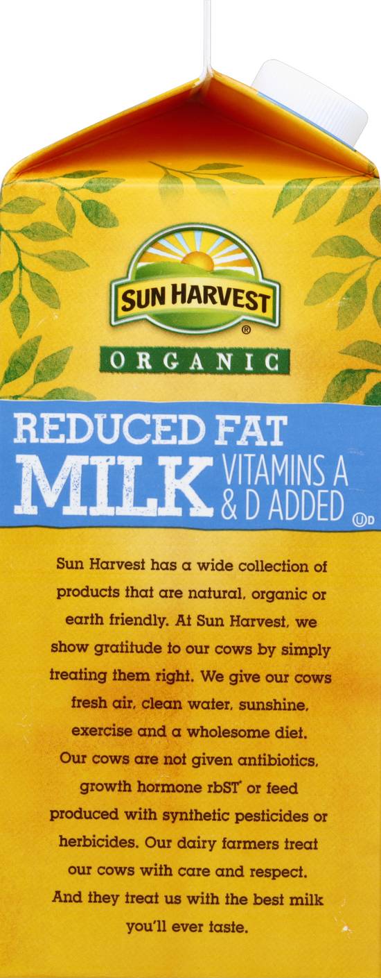 Sun Harvest Organic Reduced Fat Milk (64 fl oz)