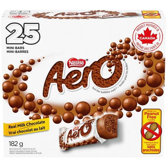 Aero Milk Chocolate Mini Bars (25 units)