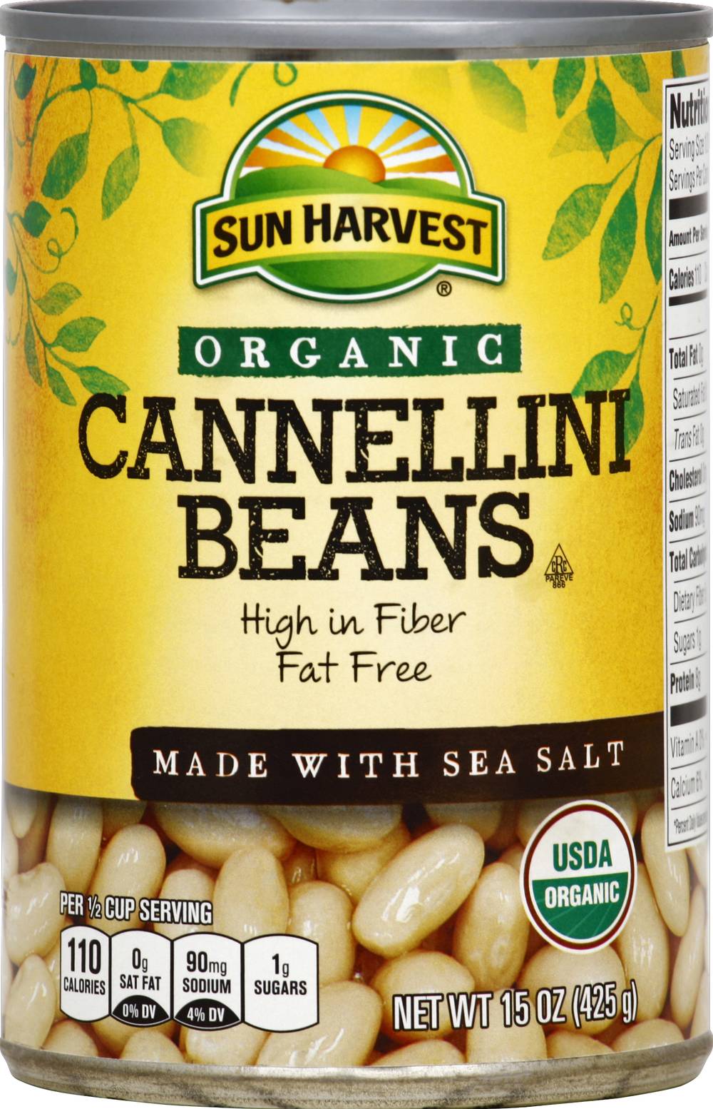 Sun Harvest Cannellini Beans Made With Sea Salt (15 oz)