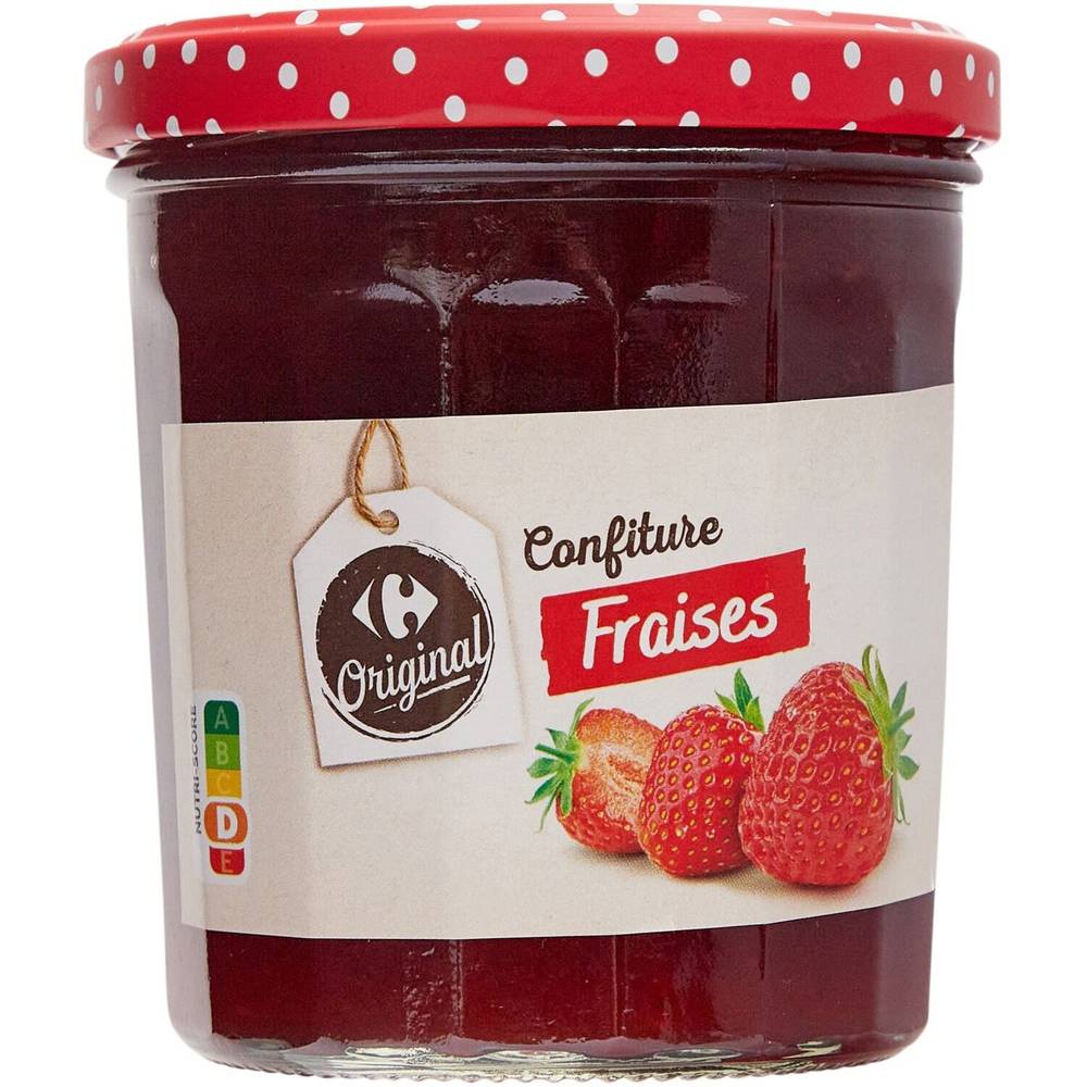 Carrefour - Confiture fraises (370g)