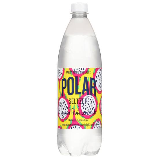 Polar Dragon Fruit Lemonade Seltzer (1L bottle)