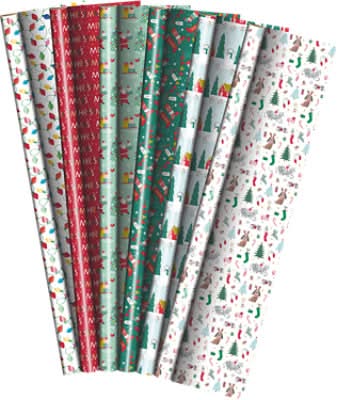 Signature Select Holiday Trend Wrap, 45 sq ft