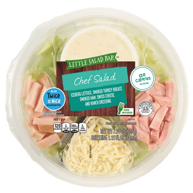 Little Salad Bar Chef Salad Bowl (7.75 oz)