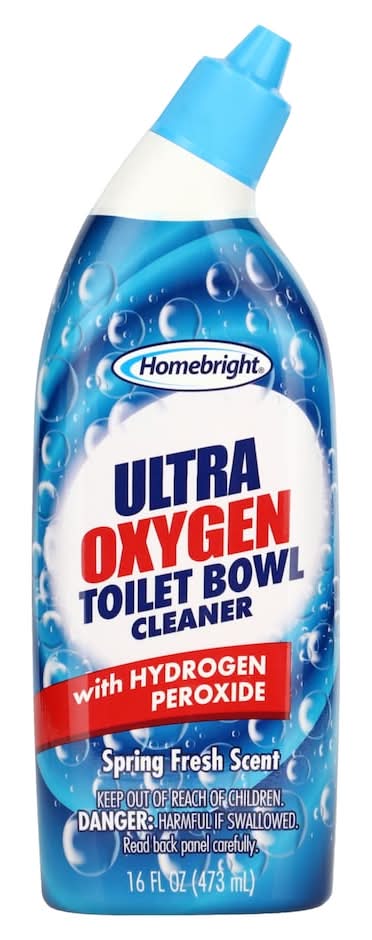 Homebright Ultra Oxygen Toilet Bowl Cleaner, Spring Fresh (16 fl oz)