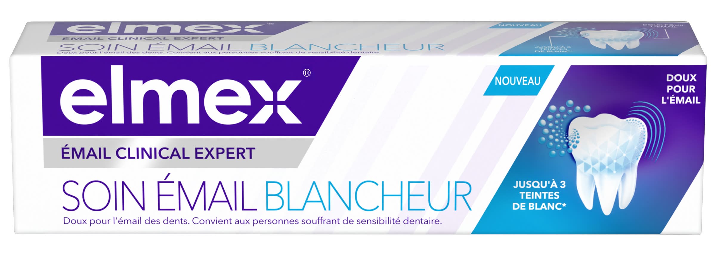 elmex - Émail clinical expert dentifrice soin blancheur (75ml)