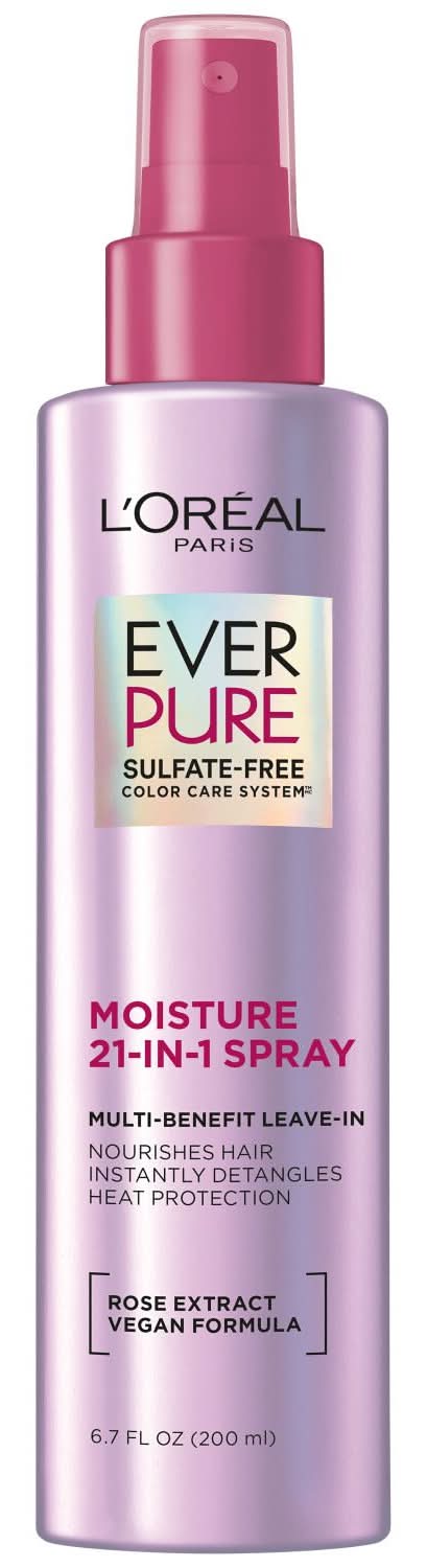 L'Oréal Everpure Sulfate Free 21-in-1 Color Caring Spray Leave in (6.8 fl oz)