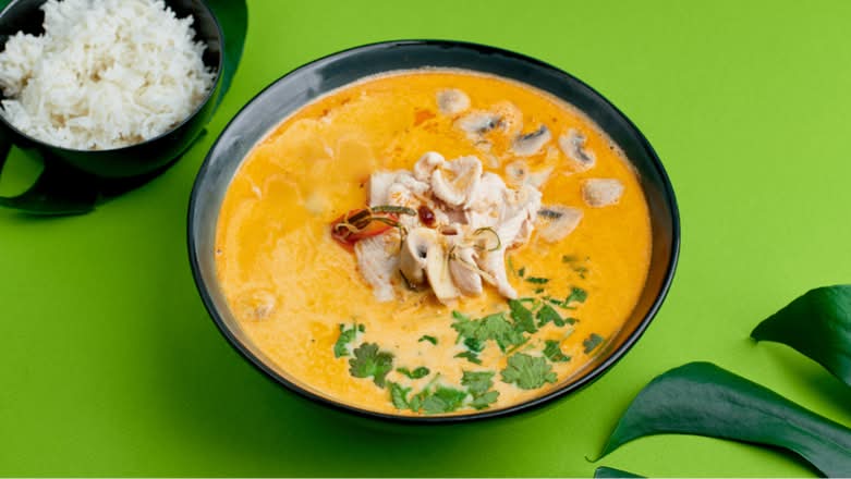 Zupa Tom Kha z Kurczakiem