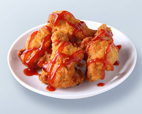うま辛味チキン4ピ�ース(ヤンニョムソース) Spicy Chicken - 4 Pieces (Yangnyeom Sauce)